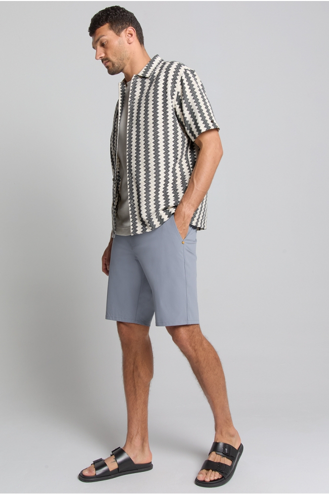 KORTE BROEK MET STEEKZAKKEN 288190415 137 Washed Blue